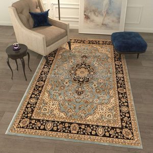 Wavy Rug Circles Area Rug Striped Carpet