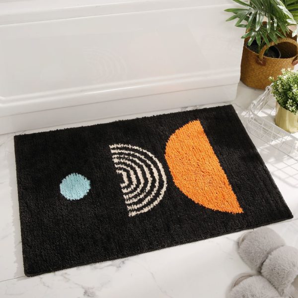 Non-Slip Fluffy Soft Plush Microfiber Quick Dry Machine Washable Ultra Shaggy Bath Mats