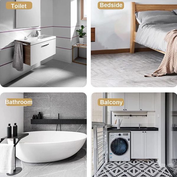 3D Visual Anti-Slip Absorbent Bath Mat