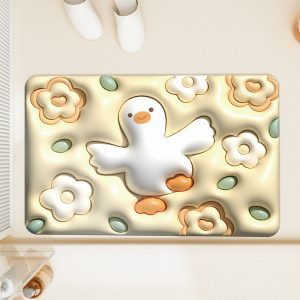 3D Visual Anti-Slip Absorbent Bath Mat