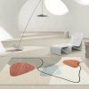 Japanese wabi-sabi style simple light luxury bath mat