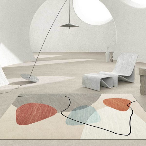 Japanese wabi-sabi style simple light luxury bath mat
