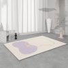 Japanese wabi-sabi style simple light luxury bath mat