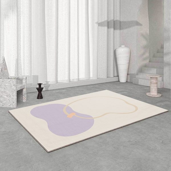 Japanese wabi-sabi style simple light luxury bath mat