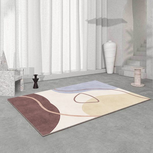 Japanese wabi-sabi style simple light luxury bath mat