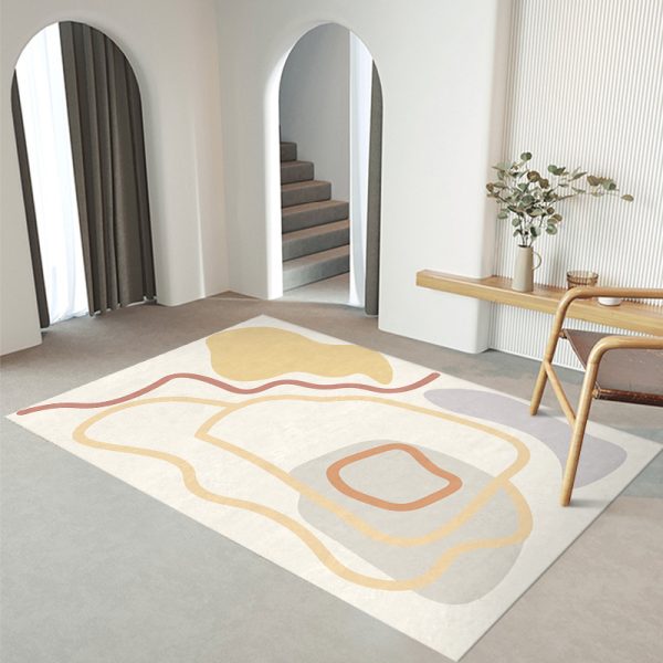 Japanese wabi-sabi style simple light luxury bath mat