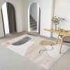 Japanese wabi-sabi style simple light luxury bath mat