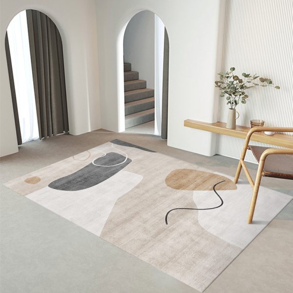 Japanese wabi-sabi style simple light luxury bath mat