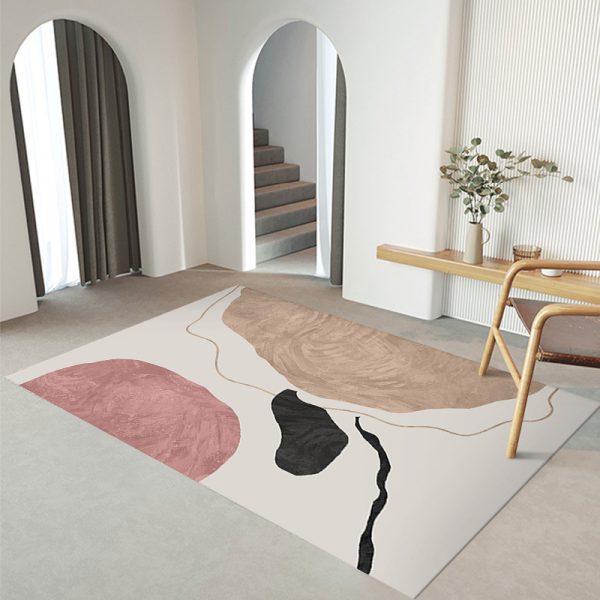 Japanese wabi-sabi style simple light luxury bath mat