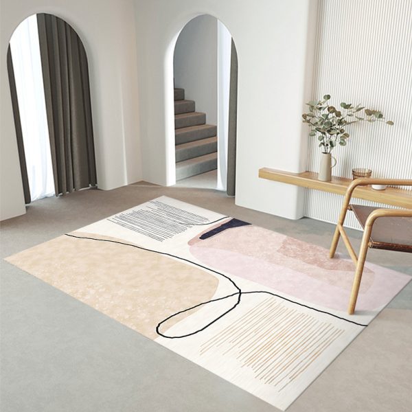 Japanese wabi-sabi style simple light luxury bath mat