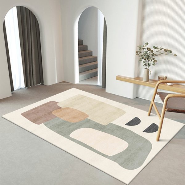 Japanese wabi-sabi style simple light luxury bath mat