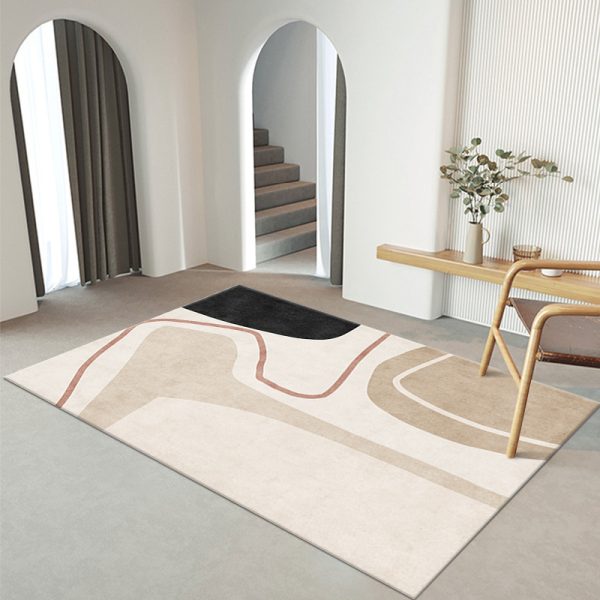 Japanese wabi-sabi style simple light luxury bath mat