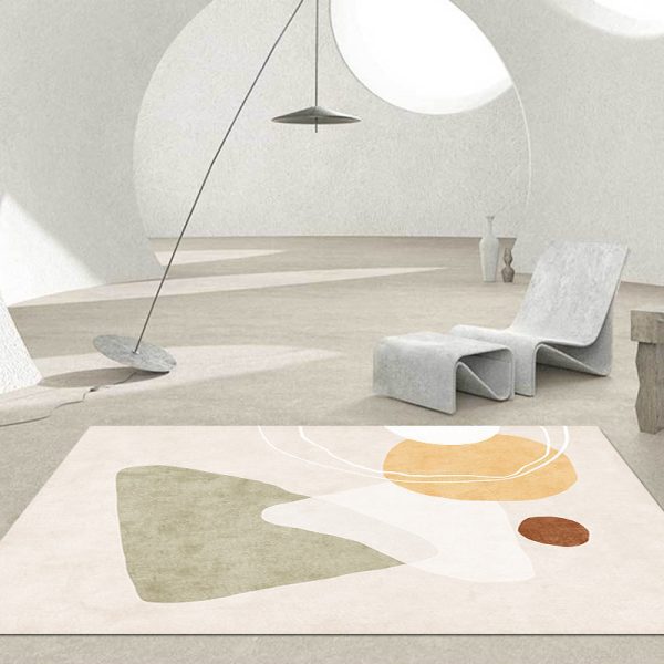 Japanese wabi-sabi style simple light luxury bath mat