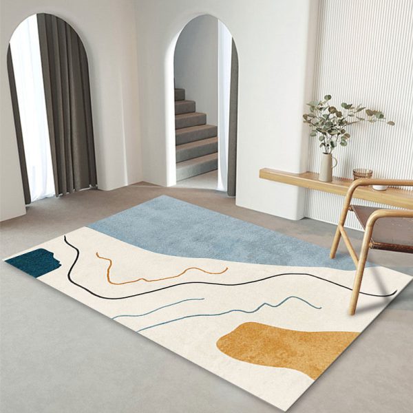 Japanese wabi-sabi style simple light luxury bath mat