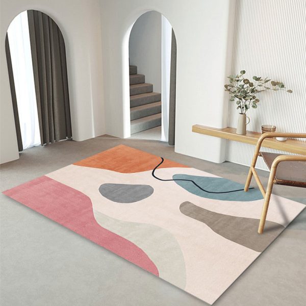 Japanese wabi-sabi style simple light luxury bath mat