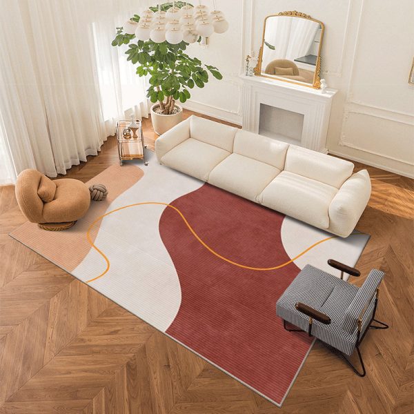 Japanese wabi-sabi style simple light luxury bath mat