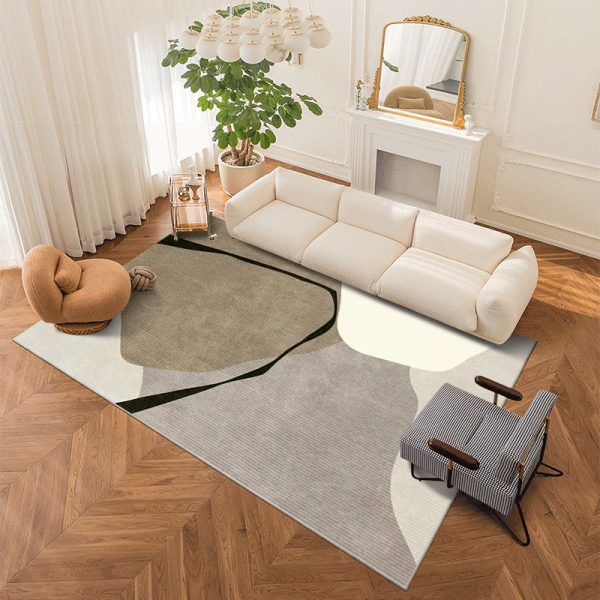 Japanese wabi-sabi style simple light luxury bath mat