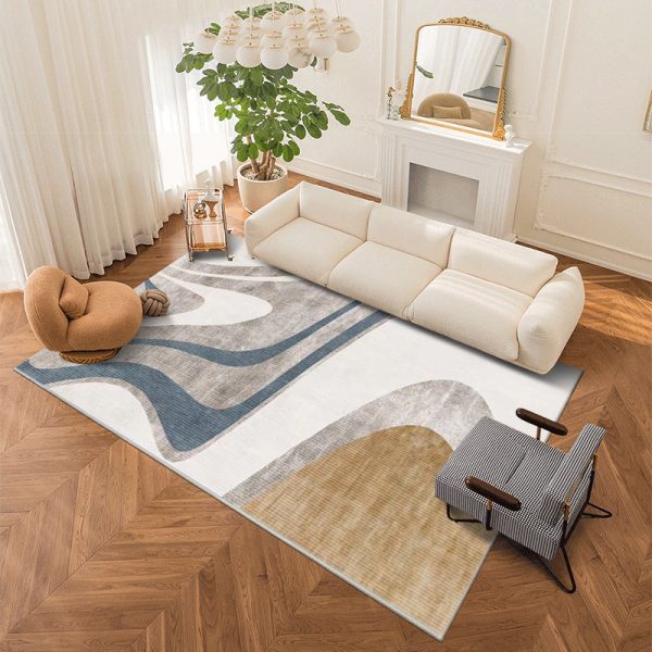 Japanese wabi-sabi style simple light luxury bath mat