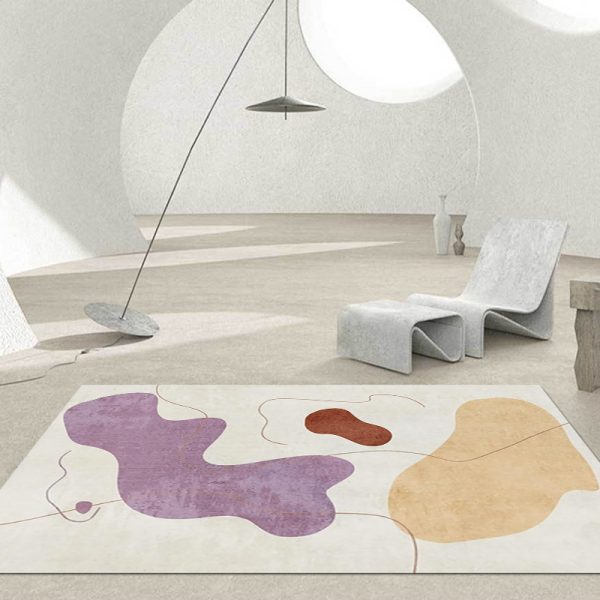 Japanese wabi-sabi style simple light luxury bath mat