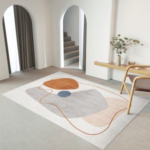 Japanese wabi-sabi style simple light luxury bath mat
