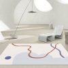 Japanese wabi-sabi style simple light luxury bath mat