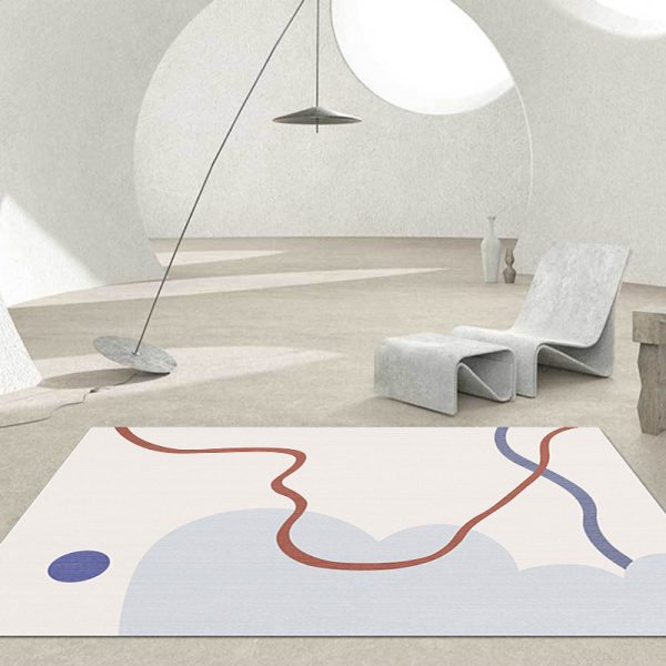 Japanese wabi-sabi style simple light luxury bath mat