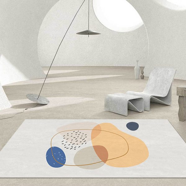 Japanese wabi-sabi style simple light luxury bath mat