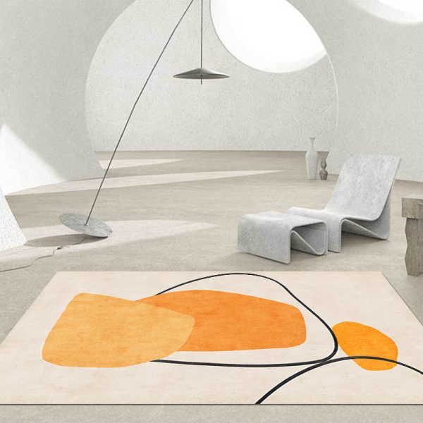 Japanese wabi-sabi style simple light luxury bath mat