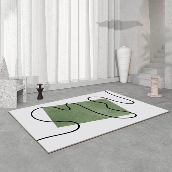 Japanese wabi-sabi style simple light luxury bath mat