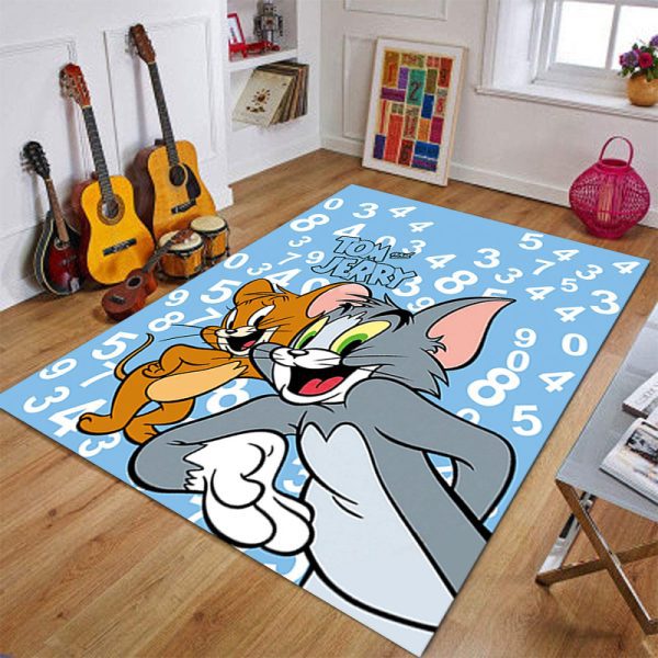 Tom and Jerry cartoon non-slip and dirt resistant floor mat