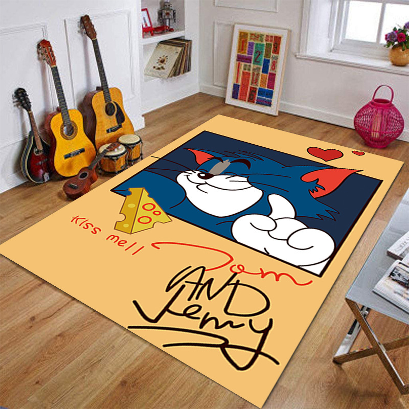Tom and Jerry cartoon non-slip and dirt resistant floor mat