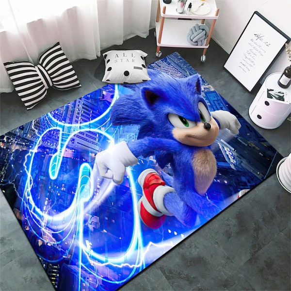 Sonic the Hedgehog cartoon trend sells non-slip floor mat