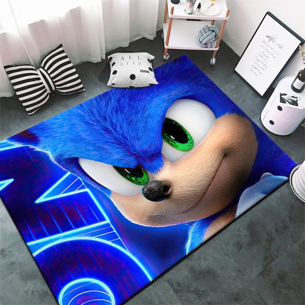 Sonic the Hedgehog cartoon trend sells non-slip floor mat
