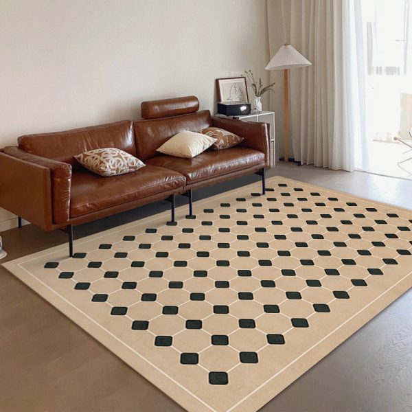 Vintage minimalist French dirt-resistant floor mat