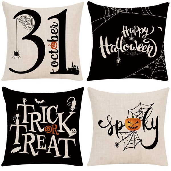Black Spider Webs Pillow Cases