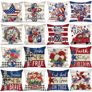 Polka Dots Star Throw Pillows