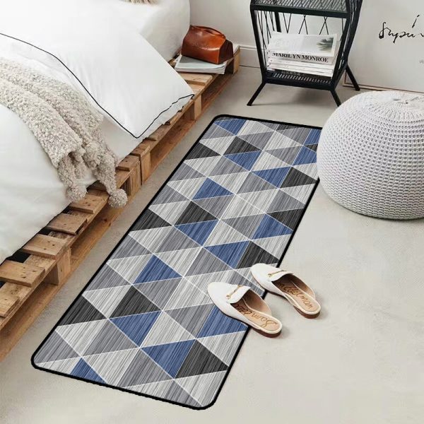 Kitchen Mats for Floor, Triangle Spliced Kitchen Rugs - Tomatgo
