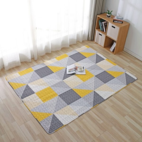 Nordic Style Rabbit Cartoon Cotton Children's Crawling Mat
