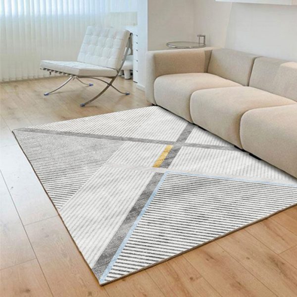 Modern Fashion Minimalist Elegant Water Absorbent Non-slip Living Room Rug