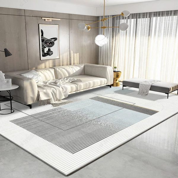 Modern Fashion Minimalist Elegant Water Absorbent Non-slip Living Room Rug