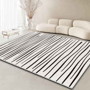Wabi-sabi style imitation cashmere skin-friendly comfortable living room carpet