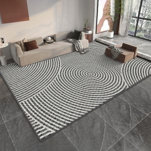 Italian style minimalist loop velvet light luxury non-slip living room carpet