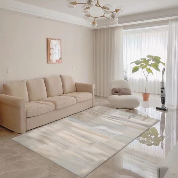 Nordic light luxury advanced modern minimalist living room carpet