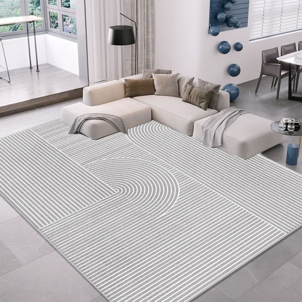 Nordic light luxury advanced modern minimalist living room carpet