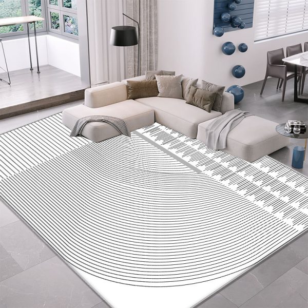 Nordic light luxury advanced modern minimalist living room carpet