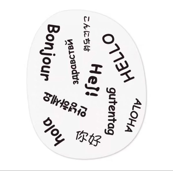 Hello Round Cashmere Living Room Rug