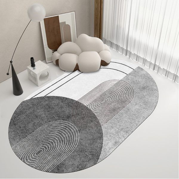 Simple Wabi-Sabi Irregular Lines Super Soft Living Room Rug