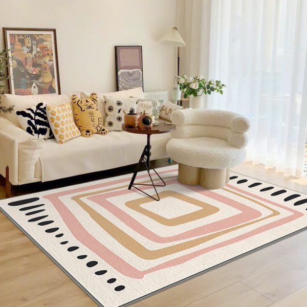 Line abstract geometry simple but extraordinary living room rug