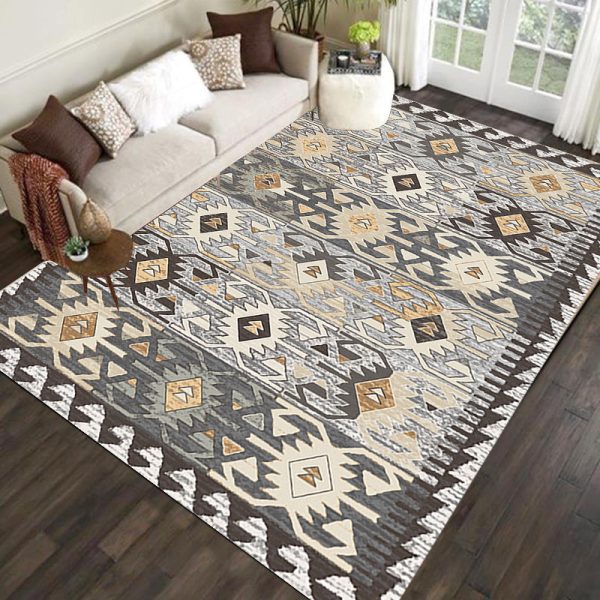 Turkish national style retro living room rug