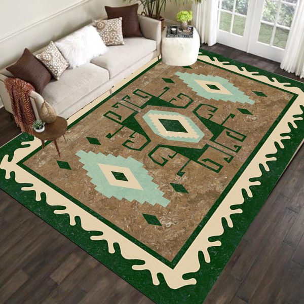 Turkish national style retro living room rug